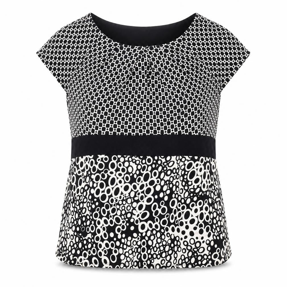 Front view of Marks & Spencer Women's Geometric Blouse, size 16