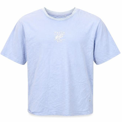 Fresh Ego Kid Men's Blue Large Crew Neck T-Shirt