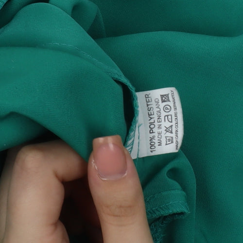 Rothmar Women's Green Button-Up Shirt Size 14