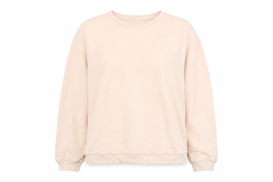 Front view of ASOS Women's Beige Pullover Sweatshirt UK 26