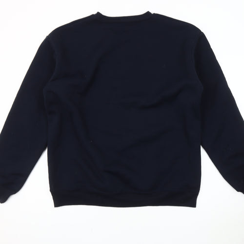 Design Apparel Men's Black Graphic Sweatshirt S