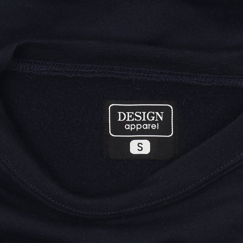 Design Apparel Men's Black Graphic Sweatshirt S