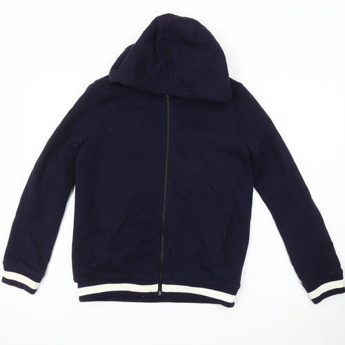 Marks and Spencer Boys Navy Hooded Jacket 11-12 Years