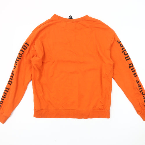 H&M Women's Orange Long Sleeve T-Shirt - Size M