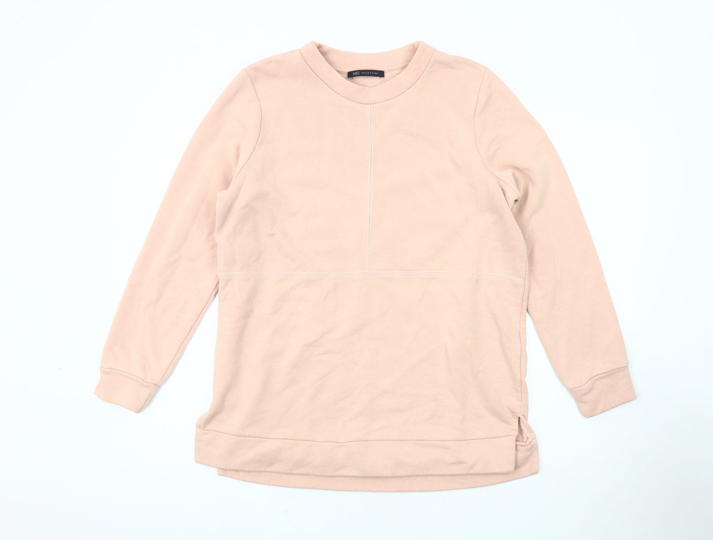 Marks & Spencer Women's Beige Cotton Sweatshirt M