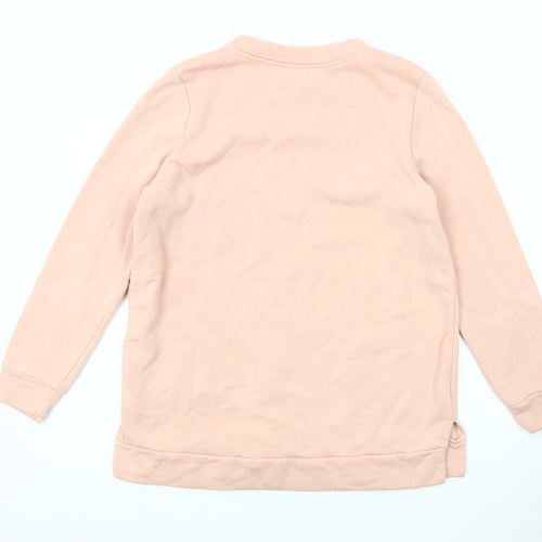 Marks & Spencer Women's Beige Cotton Sweatshirt M
