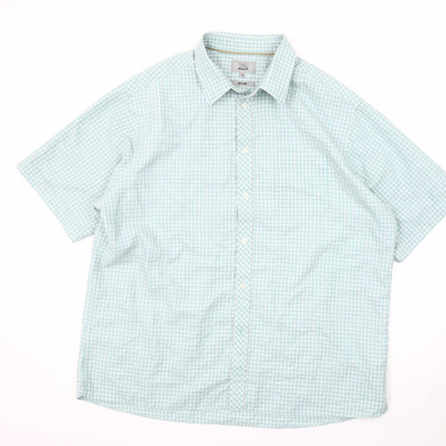 Marks and Spencer Men's Green XL Check Shirt