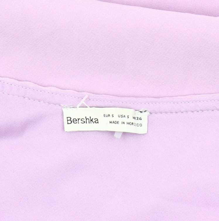 Bershka Women's Pink Slip Dress, Size S, Casual Spring Wear