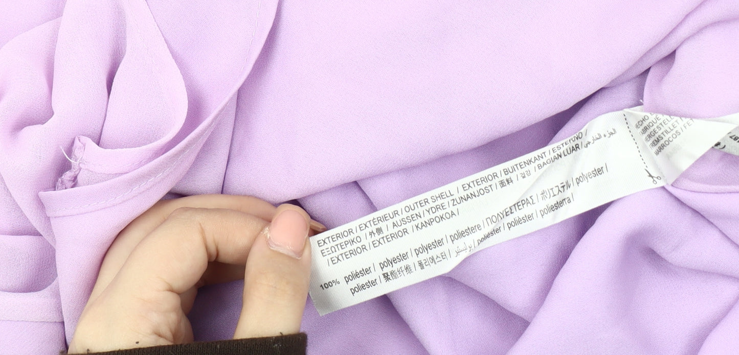 Bershka Women's Pink Slip Dress, Size S, Casual Spring Wear