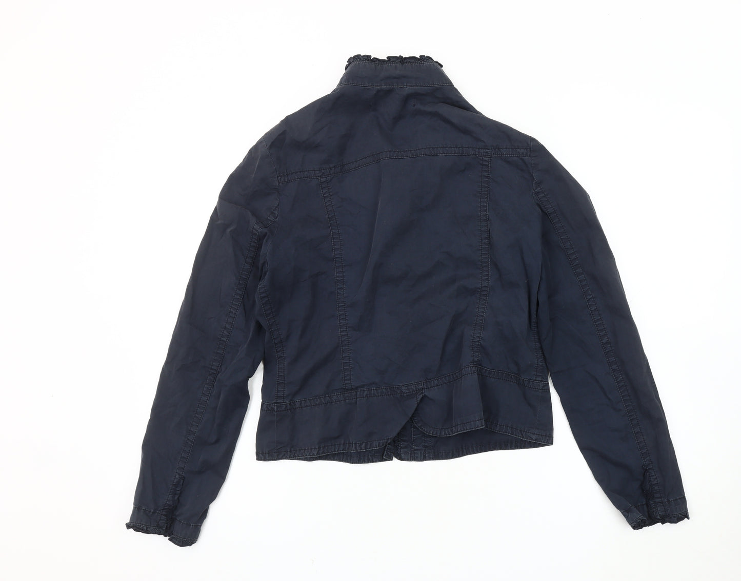 Zara Women's Blue Basic Jacket Size 14