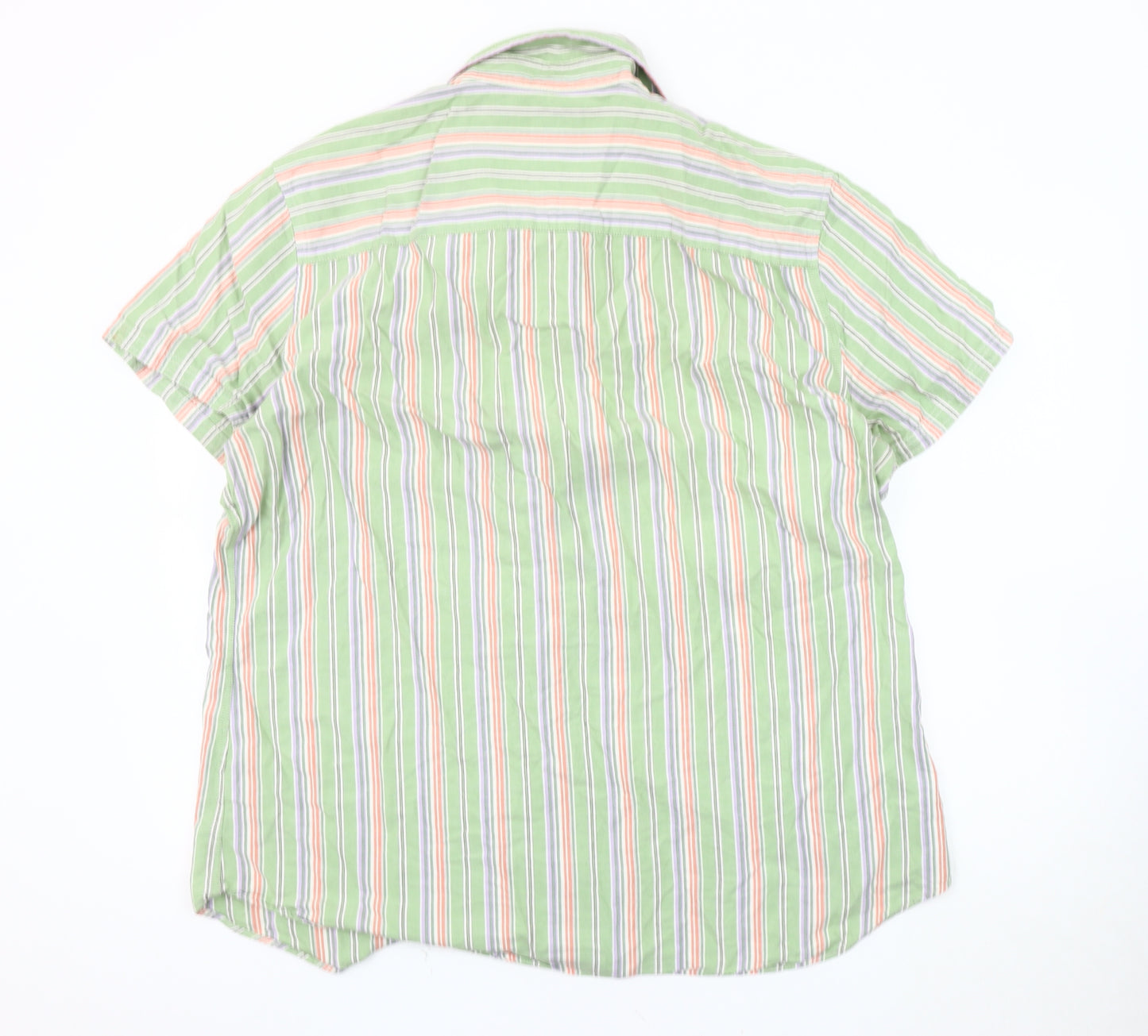 Next Men's Multicoloured Striped Shirt 2XL
