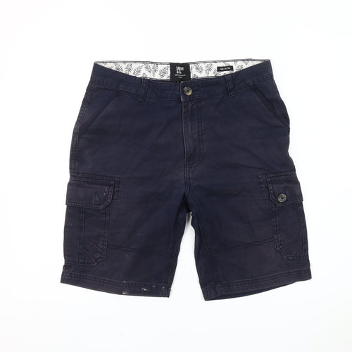 Sandstone & Co. Men's Blue Cargo Shorts, Size 30