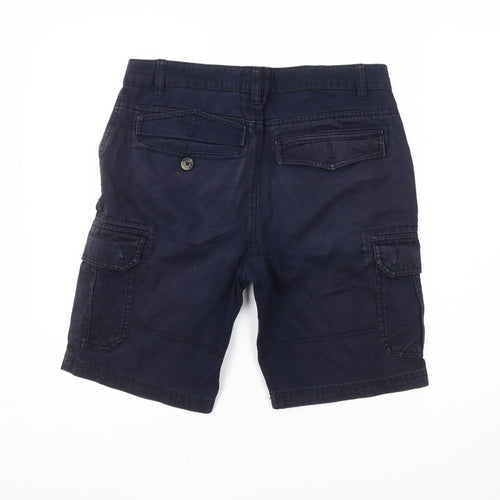 Sandstone & Co. Men's Blue Cargo Shorts, Size 30