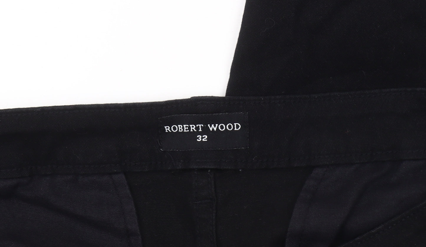 Robert Wood Men's Black Skinny Jeans Size 32