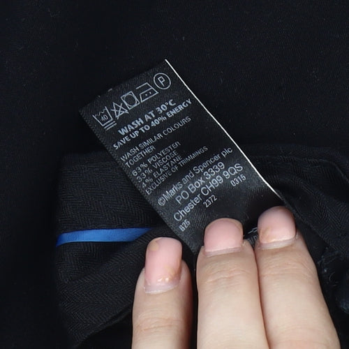 Marks and Spencer Women's Black Trousers Size 14