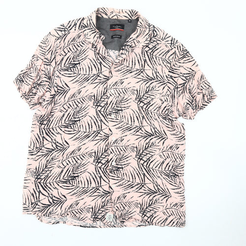Pierre Cardin Men's Tropical Print Shirt, M, Multicoloured