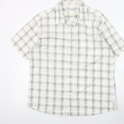 Burton Men's Multicoloured Plaid Button-Up XL Shirt