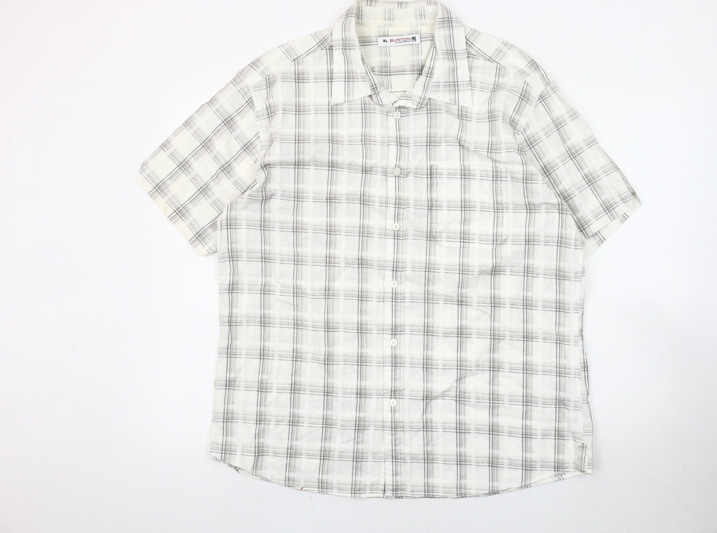 Burton Men's Multicoloured Plaid Button-Up XL Shirt
