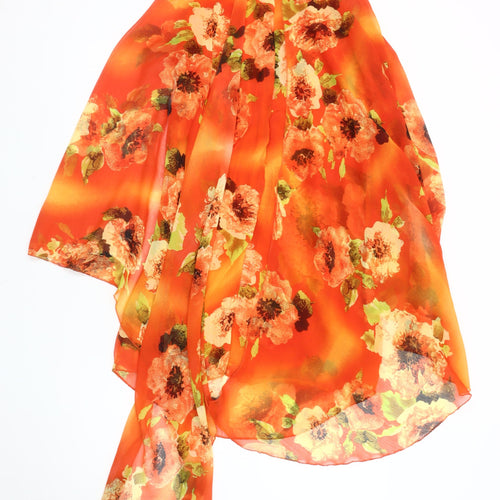 New York Laundry Floral Women's Orange Size 12 Top