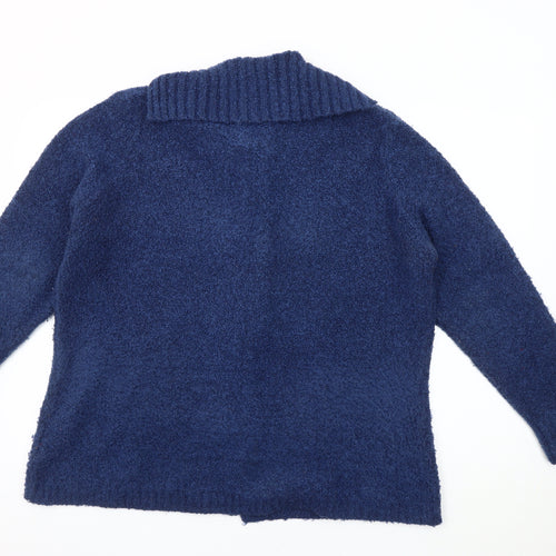EWM Women's Blue Long Sleeve Jumper Size 22