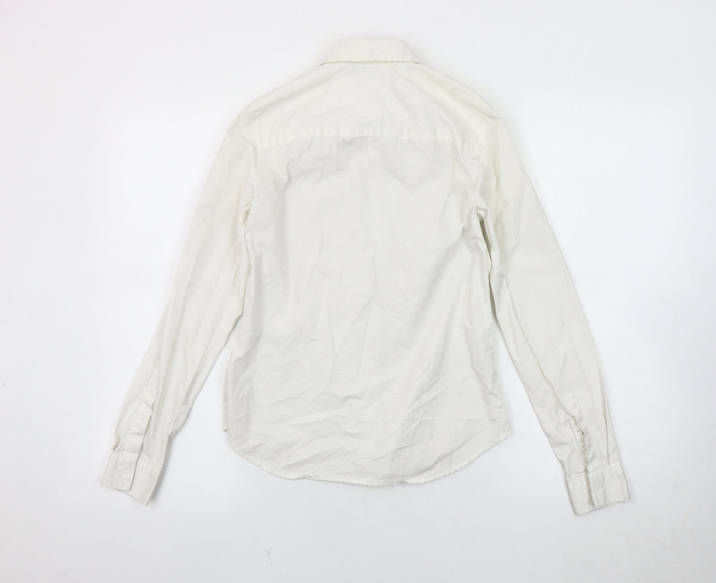 ASOS DESIGN Women's White Cotton Button-Up Shirt