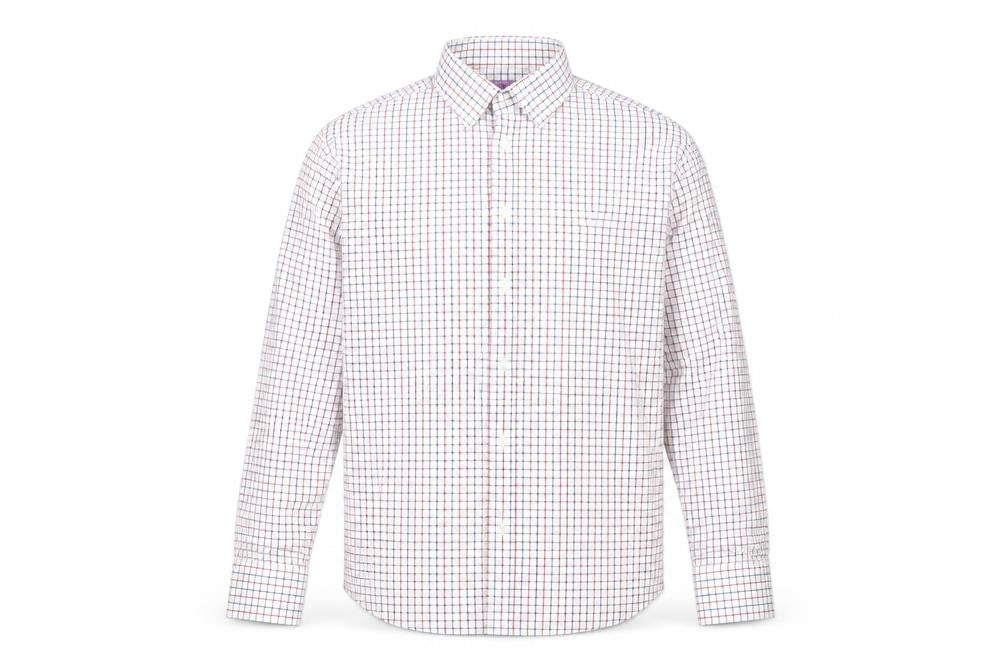 Lorenzo Uomo Men's Check Slim Fit Shirt Size 16.5