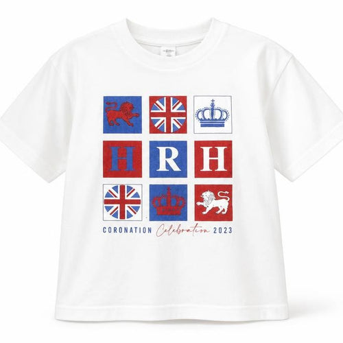 Coronation 2023 Boys White Graphic Print T-Shirt Age 6 Years