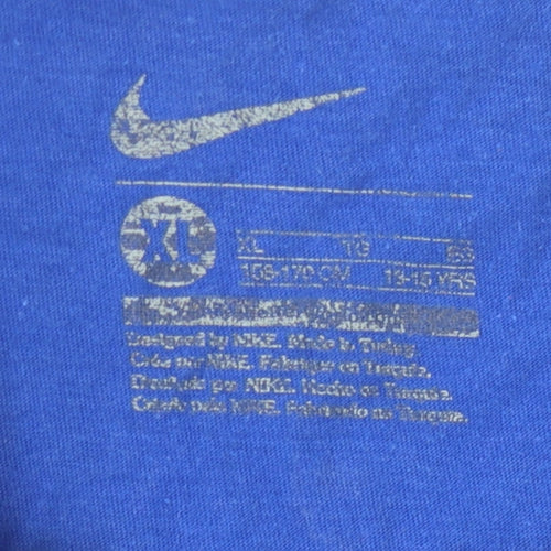 Nike Boys Blue T-Shirt 13-15 Years 'Just Do It' Graphic
