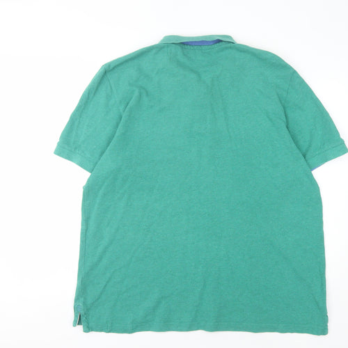 White Stuff Men's Green XL Polo Shirt