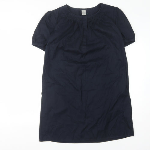GAP Women's Blue Short Sleeve Dress Size 6 Cotton