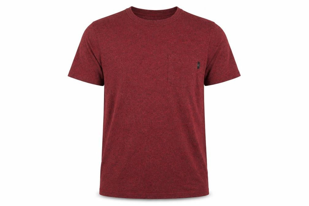 Front view of American Eagle Men’s Red T-Shirt, size S, Crew Neck