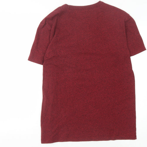 American Eagle Men’s Red T-Shirt, Size S, Crew Neck