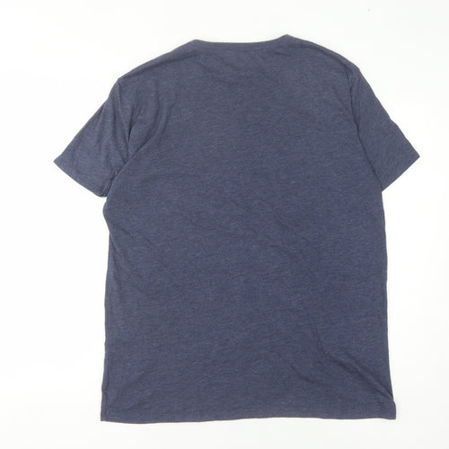 Gap Men's Blue Music Graphic T-Shirt Large