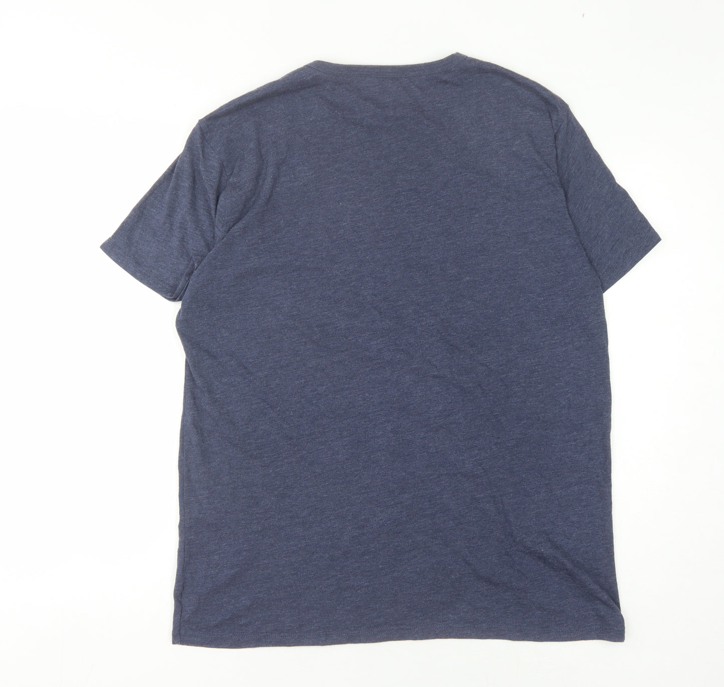 Gap Men's Blue Music Graphic T-Shirt Large