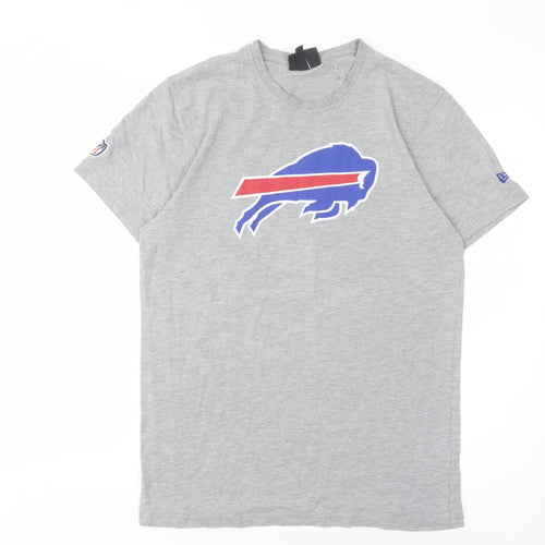 New Era Men's Grey NFL Sports T-Shirt, Medium