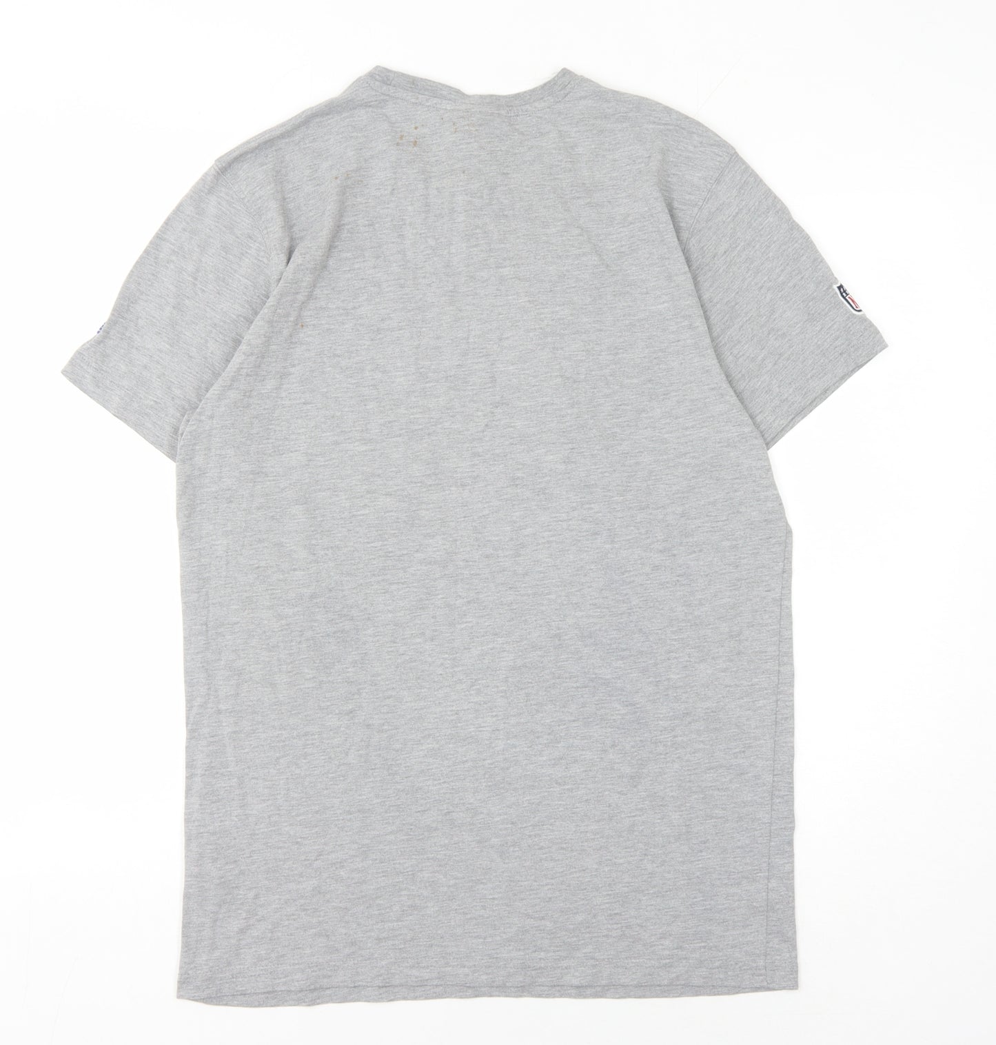 New Era Men's Grey NFL Sports T-Shirt, Medium