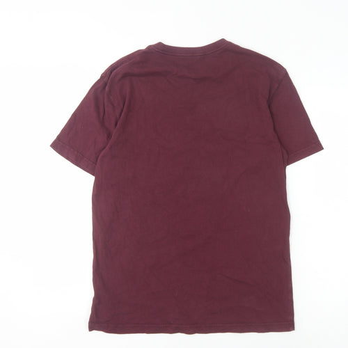 American Eagle Men’s Red Crew Neck T-Shirt Size S