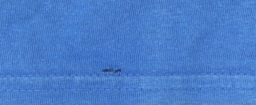Nike Men's Blue Cotton Logo T-Shirt L