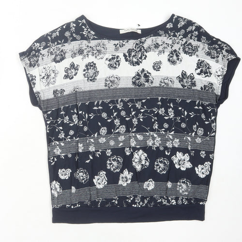 Betty Barclay Women's Blue Floral Blouse Size 10