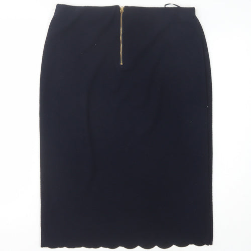 Phase Eight Black Women's Midi Pencil Skirt, Size 14