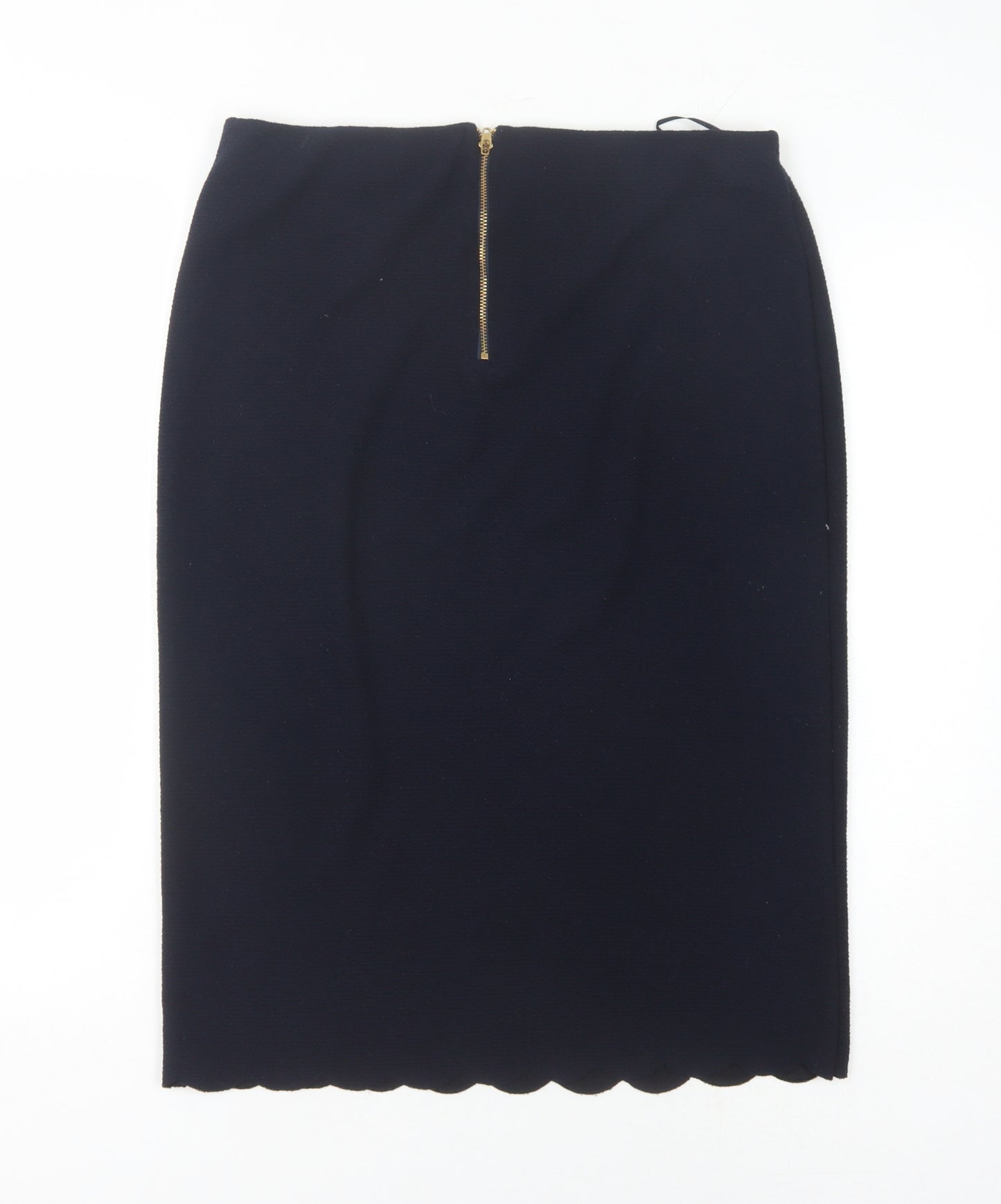 Phase Eight Black Women's Midi Pencil Skirt, Size 14