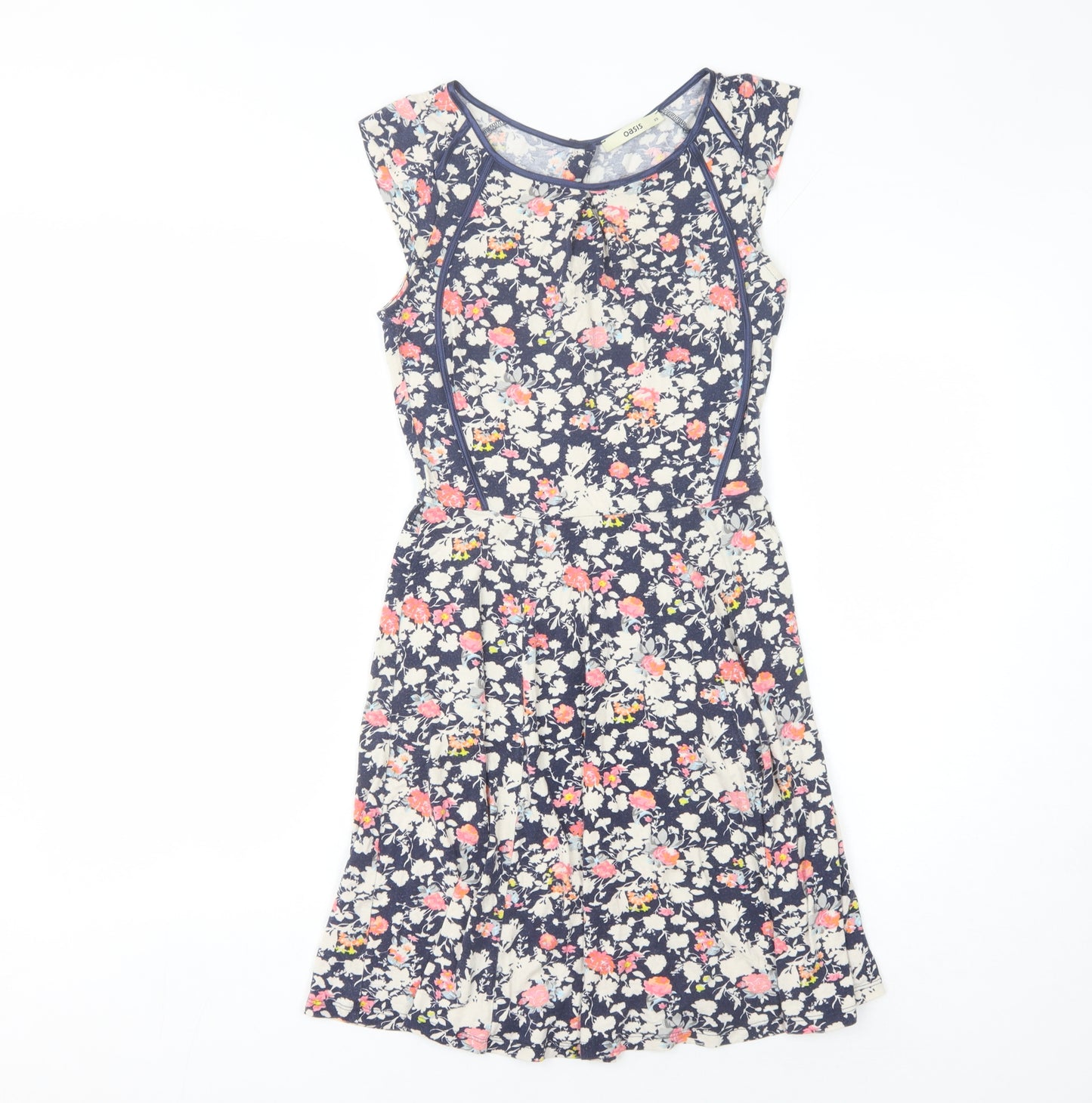 Oasis Women's Multicoloured Floral A-Line Dress XS
