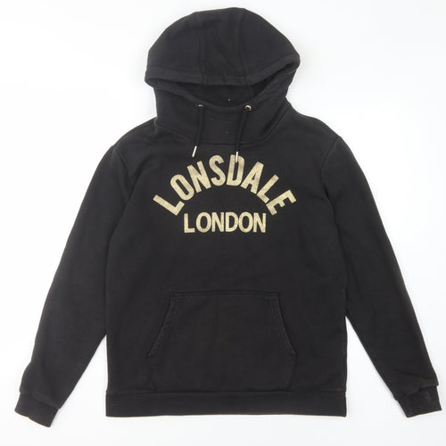 Lonsdale Women's Black Pullover Hoodie Size 10
