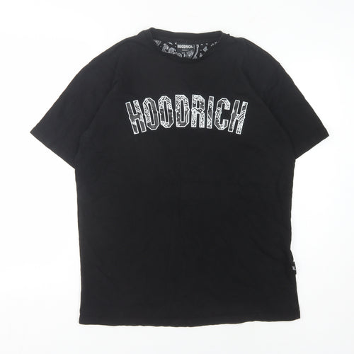 Hoodrich Men's Small Black Crew Neck T-Shirt