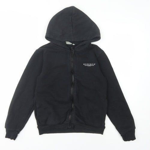 McKenzie Boys Black Full Zip Hoodie 12-13 Years