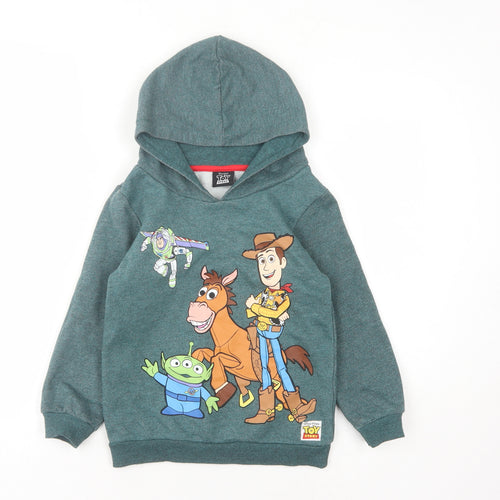 Tu Boys Toy Story Hoodie, Green, Size 6-7 Years
