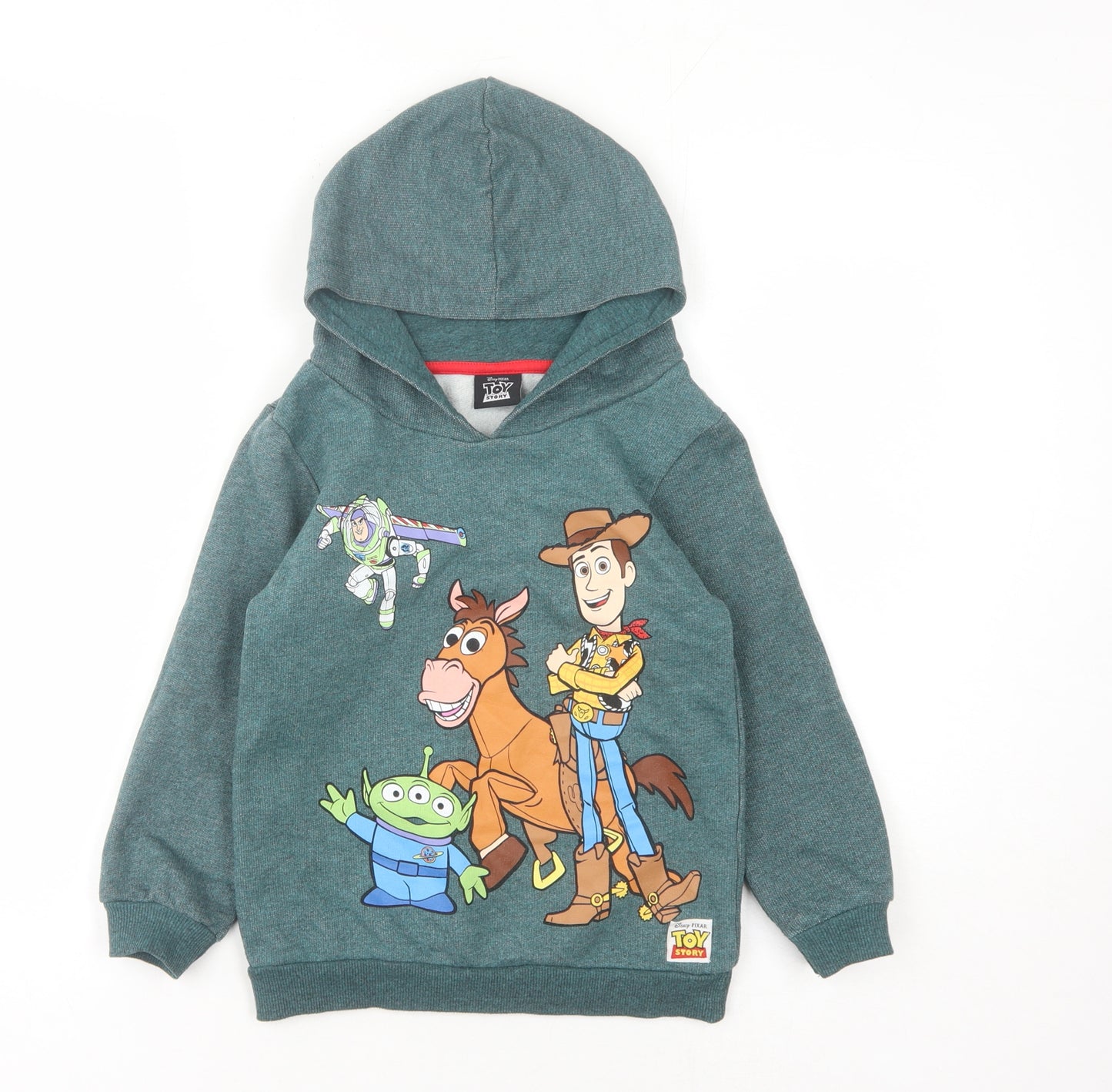 Tu Boys Toy Story Hoodie, Green, Size 6-7 Years