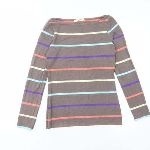 Oasis Women's Multicoloured Striped Top, S