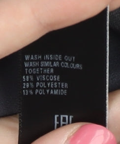 Marks and Spencer Women's Grey Floral Jumper Size 12