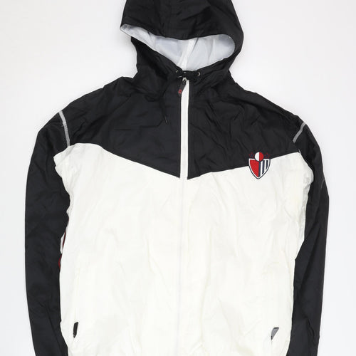 Crane Sports Men’s Black White Windbreaker Jacket M